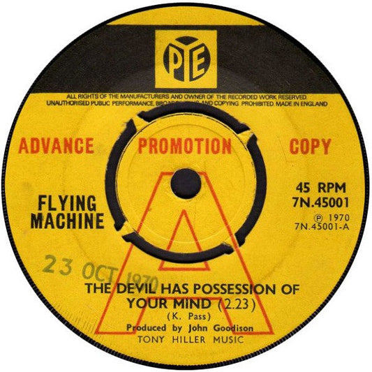 The Flying Machine – The Devil Has Possession Of Your Mind