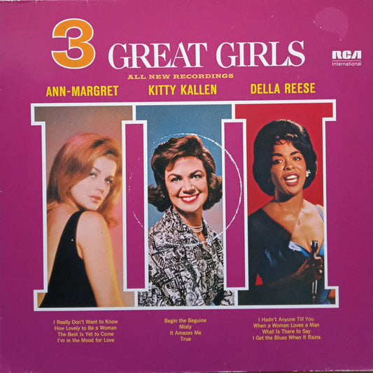 Ann Margret - Kitty Kallen - Della Reese – 3 Great Girls
