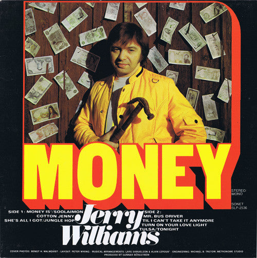 Jerry Williams (3) & Alarm (9) – Money