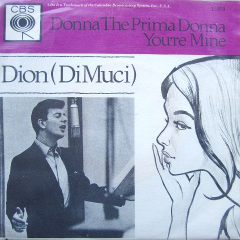 Dion DiMucci – Donna The Prima Donna / You're Mine
